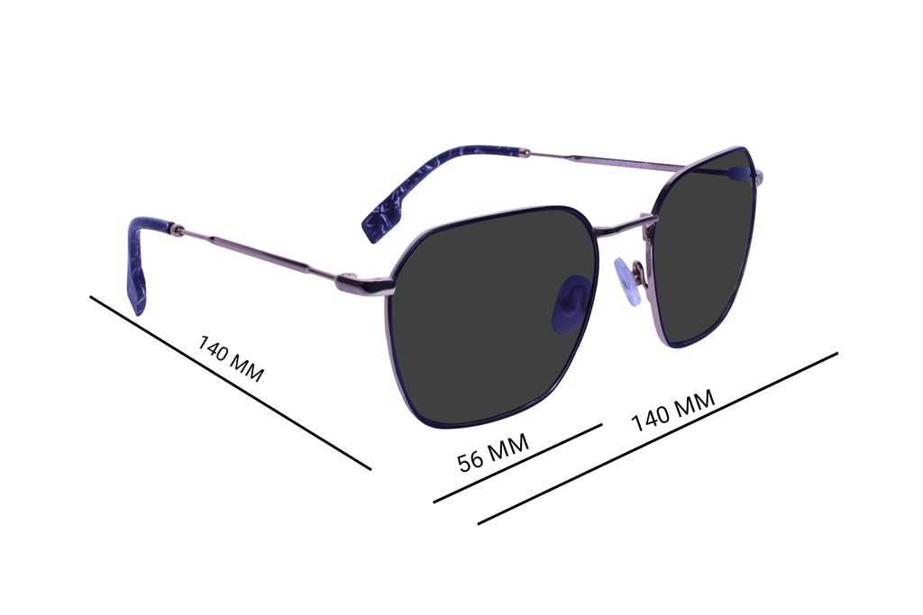 SPECSRAY SUNGLASSES HEXAGON  Full Rim METAL