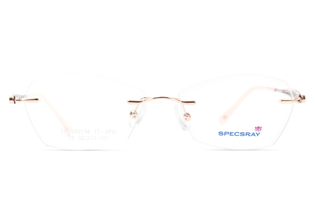 SpecsRay Rectangle Metal Rim Less