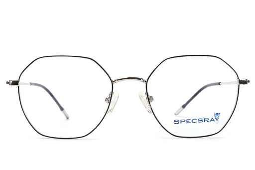 SpecsRay Hexagon Full Rim (White) [221234] [1272]