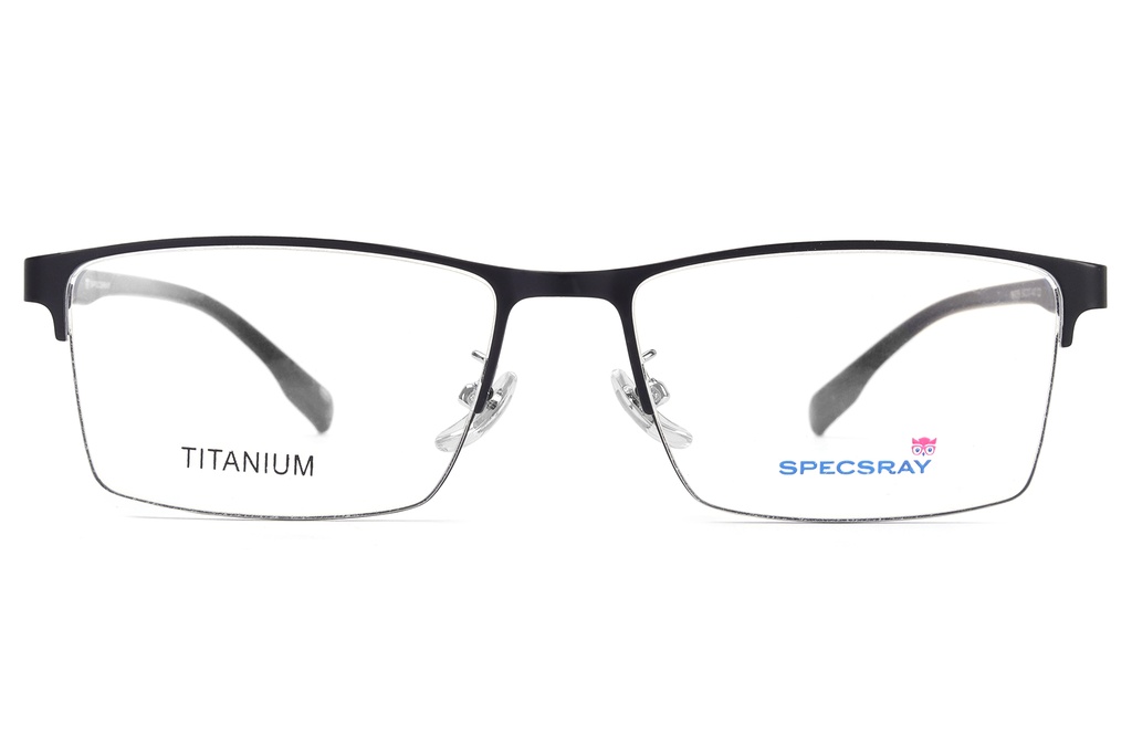 SpecsRay Titanium Half Rim Rectangle