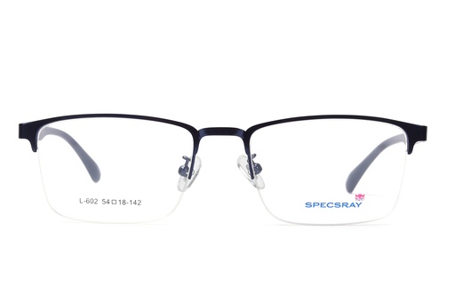 [1148] SpecsRay Half Rim Rectangle